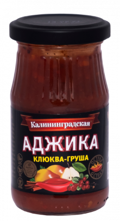 Соус овоще-фруктовый «Аджика Клюква-груша»