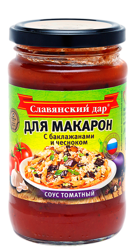 Соус томатный «Для макарон с баклажанами и чесноком»
